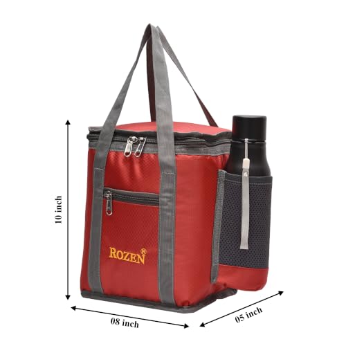 Image of ROZEN LARGE 50 LITERS COMBO SCHOOL & Lunch bag for Class 5-12 Large Multipurpose Backpack for Students, Water Resistant, Unisex Design, Stylish & Durable
