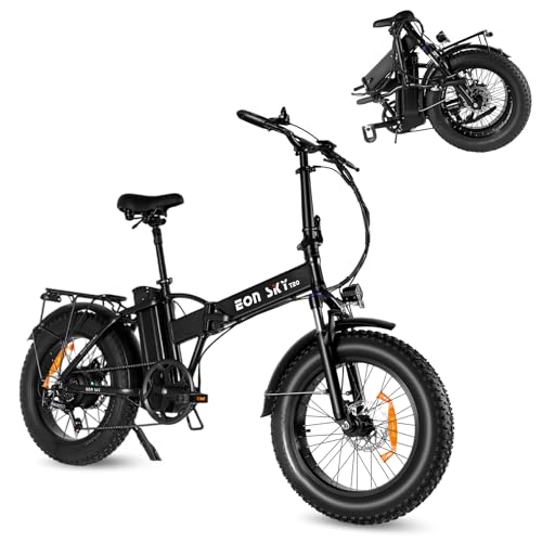PVY Bicicleta eléctrica plegable de 20 pulgadas con Fat Tire | batería de 48 V 15,6 Ah y motor de 250 W | Bicicleta eléctrica de 7 velocidades para desplazamientos y trekking | Hombre y Mujer