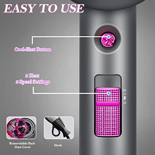 Airopen Hair Dryer Brush Blow Dryer, Hot Tools Blow Dryers Blowout Brush, Travel Hair Dryers Comb, Professional Ionic Hairdryer With Stand, Hairdryers For Women, Blowdryers For Black Natural Hair #TOP3