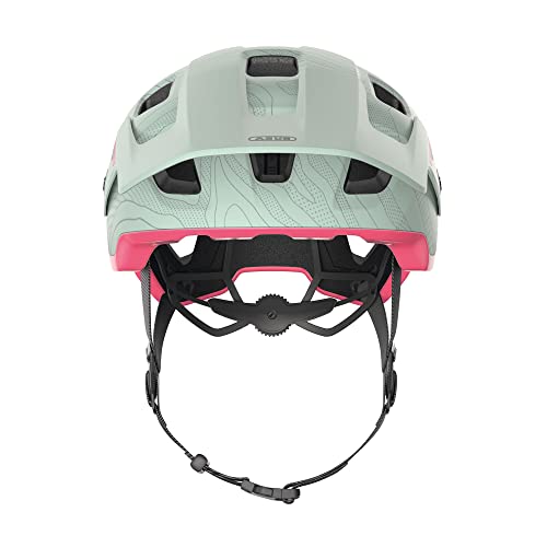 ABUS MTB-Helm MoDrop MIPS - robuster Fahrradhelm mit Aufprallschutz für Mountainbiker - individuelle Passform - Unisex - Mint, Größe S… – Ansicht 2