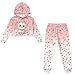 Yruonazao Cropped Hoodies for Girls Lounge Set Size 4-5 Cat Tracksuit 2 Piece Outfits for Girls Jogger Set Long Sleeve Oversized Tops Pullover Sweatshirt Sweatpants for All Seasons