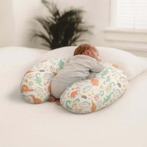 Image of ๐๐ข๐ฆ๐ ๐๐ฅ Nursing Pillow for Breastfeeding Newborn Baby | C-Shape Feeding Pillow with Removable Cotton Cover | Tummy Time, Propping & Sitting Support | Baby Feeding Pillow for Mother (Duck Organe)