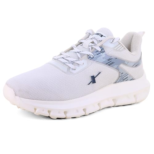 Koburg Men Pearl White Navy Blue Sports Shoes SX4008GPWNB0006