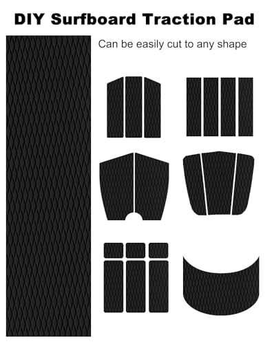 Image of Hjdeck Universal Sufboard Pad EVA Foam Boat Flooring 31.5 inchx21.6 inch Non-Slip Deck Grip Mat Marine Carpet for Yacht Boat Kayak Decking Golf Cart