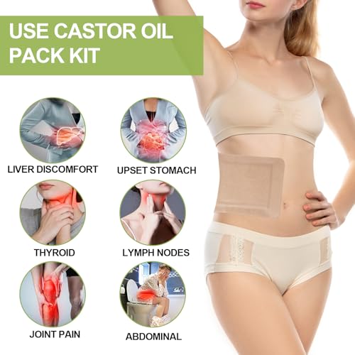 Unleash the Healing Power: A Review of 20Pcs Castor Oil Pack Wraps for Convenient Wellness Anywhere