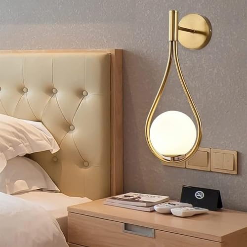 Lámparas de pared con brazo oscilante para evitar mesitas de noche abarrotadas 2