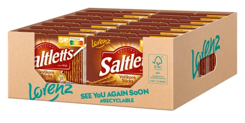 Lorenz Snack World Saltletts Sticks Vollkorn, 16er Pack (16 x 175 g)