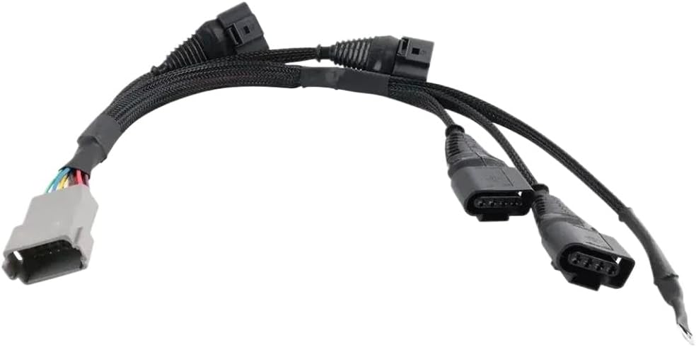 Ignition Coil Spark Plug Wiring Harness Holder Loom Compatible with A4 TT Beetle 1.8T Engine - Replaces Part Numbers 06B998018T and 0347010004