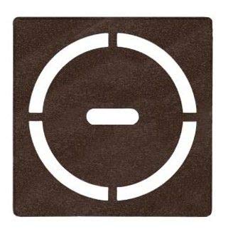 Top Rated Schluter Kerdi 4 Inch Square Stainless Steel Grate - Pure Design Bronze