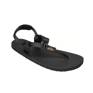 CANYON SANDALS Raptor 3 Lightweight Durable Mens Sandal | Perfect For ROAD RUNNING Activities Comfortable Footbed Secure Straps | Color Jet Black | Size 13