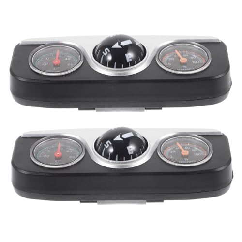 Boussole tableau de bord voiture thermomètre hygromètre accessoire intérieur réglable