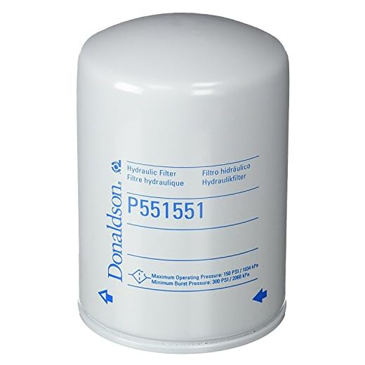 Donaldson P551551 Hydraulic Filter (Spin-on) (Pack of 2)