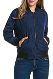 Die Fliegerblouson wurde speziell an die weibliche Silhouette angepasst. Ideal als Übergangsjacke, Frühlingsjacke oder als Jäckchen für den Herbst.