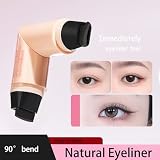 2 stemple do eyelinera Wing Cat Eye Stamp Liner, czarny płynny eyeliner stempel do oczu wodoodporny i długotrwały dla kobiet makijaż oczu
