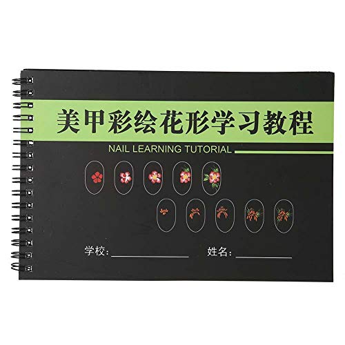 Drawing Painting Exercise Books Tool Nail Art Practice Template Learning Paper Book Manicure(#2)