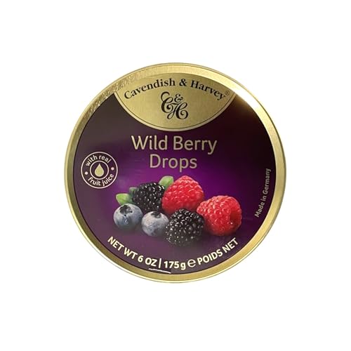 カベンディッシュ&ハーベイ 【 ワイルドベリー 】 キャンディ アメ ドロップ 缶 7RabbitRiograndeオリジナルステッカー付 【商標登録番号 第6667215】 - ７ＲａｂｂｉｔＲｉｏｇｒａｎｄｅ - 商品画像