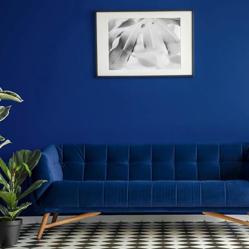Image of Pure Solid Teal Blue Matt Wallpaper Solid Colour Self Adhesive Peel and Stick for Walls, Kitchen Tabletop, Almirah, Furniture, Office Decorative Self Adhesive Removable (12x72Inch)