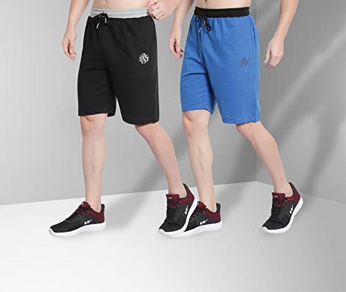 Image of OORA Men's Plus Sizes Cotton Shorts M to 5XL, 28 to 48 Inches Waistline