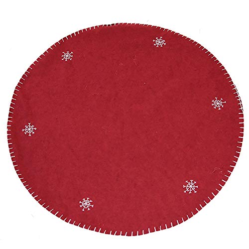 DDDD store Weihnachtsbaumdecke Weihnachtsbaum Rock Runde Filz-Baumdecke - Schutz vor Tannennadeln - Tannenbaum-Unterlage mit Weihnachtsmotiv Cover