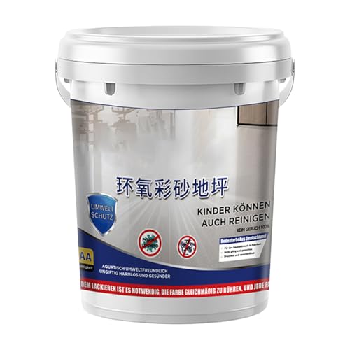 Generisch Revestimiento epoxi para suelos - Pintura epoxi para suelos | Pintura epoxi para antorchas | No deslizante – Impermeable para garajes | Pintura de secado rápido y resistente a las manchas pa