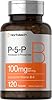 Horbäach P5P Activated Vitamin B6 100mg | 120 Tablets | Vegetarian Supplement, Non-GMO, Gluten Free | Pyridoxal 5 Phosphate | Coenzyme B6