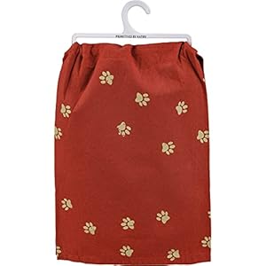 Primitives by kathy kitchen towel the cats been fed  urban country home decor