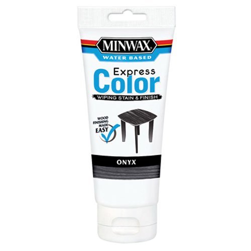 Minwax 308084444 Express Color Wiping Stain and Finish, Onyx