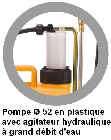 Ama - Nebulizzatore a Schiena Professionale, 15 l, Pompa in plastica Volpi