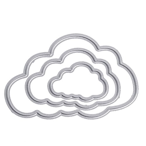 caralin Clouds Shape Carbon Steel Cut Cutting Die Stencil DIY Scrapbook Album Craft Card