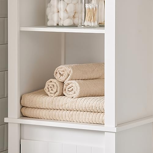 image for Haotian Bathroom Laundry Basket Laundry Cabinet Bathroom Cabinet, Free