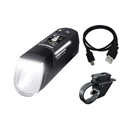 Trelock Unisexu00a0u0096 Erwachsene Ls 660 Igo Vision Lite Beleuchtungsset, schwarz, Einheitsgröße