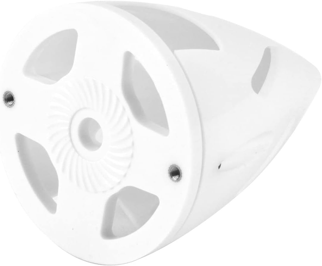 NOBRIM 2.5 inch Spinner Pointed White Plastic Hollow Cone Propeller Cover 2 Opening for RC Airplane Model (Red)
