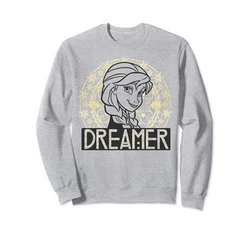 Sweatshirt Reine des Neiges Elsa motif doré cadeau parfait pour anniversaire fille