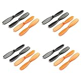  Walkera 16 Stück 4 Set Premium Original Rotorblätter Propeller Blades für Copter Drohne Carrera RC Video One Ladybird Hubsan Quadrocopter 55mm von Mr.Stecker Modellbau®