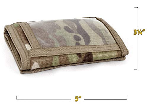 RFID Camouflage Trifold ID Wallet (Multi-Cam)3
