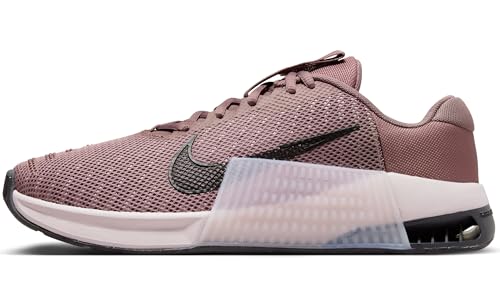 Nike W Metcon 9, Zapatos De Entrenamiento Mujer, Smokey Mauve Black Platinum Violet, 38.5 Eu