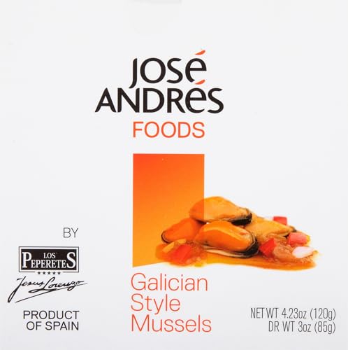 José Andrés Foods Galician Style Mussels, 4.23 oz