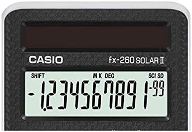 Casio FX 260 Solar II Scientific Calculator 5" x 0.6" x 2.9"