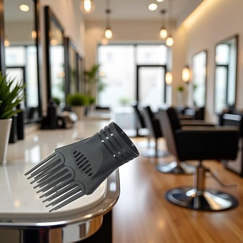 Peine universal negro para secadora de cabello miniatura 3