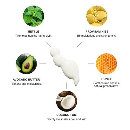 100% Pure Honey & Virgin Coconut Restorative Conditioner Moisturizer & Repair Replenishing Nutrient Boost For Dry Damaged Hair, Promotes Healthy Growth For Women & Men - Sulfate Free - 13 Fl Oz #TOP2