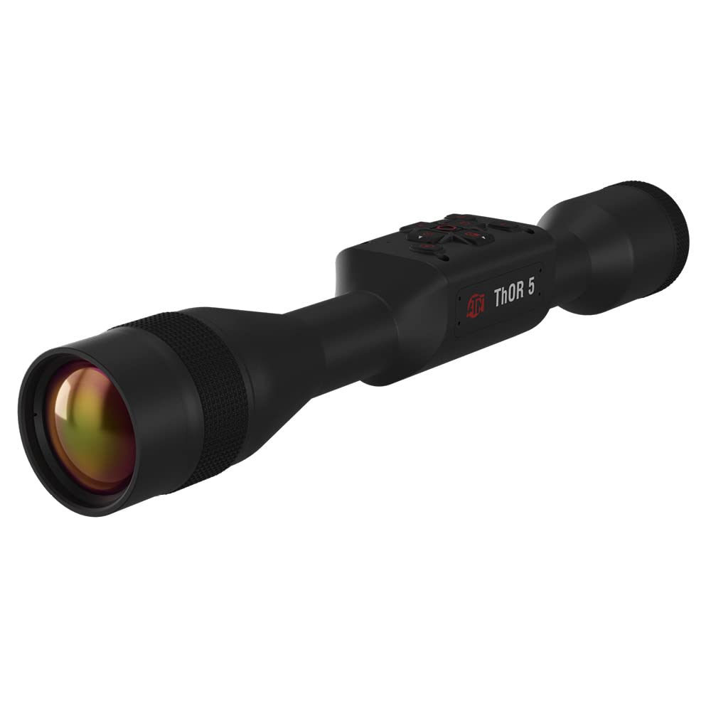 ATN Thor 5 Smart HD Thermal Scope w/Ultra Sensative Gen 5 Sensor, Video Rec, Built in LRF, Ballistic Calculator, RAV