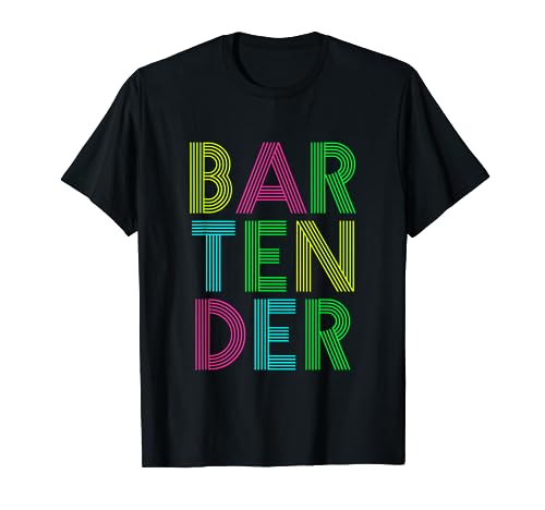 Bartending Mixology Barkeeper Barmender Funny Barman Camiseta
