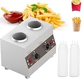 【Large gamme d'applications】Cet appareil de chauffage peut être utilisé pour chauffer et maintenir la température de divers assaisonnements, notamment certains assaisonnements spéciaux tels que les chips tortilla, la sauce au chocolat chaud, le caramel, le chili, le curry, le fromage au beurre chocolaté, les sauces, etc.