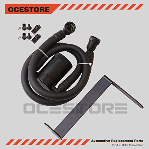 OCESTORE Passenger Side Oil Separator Catch Can Compatible with F(150) 5.0/6.2/2.7EB/3.5EB Raptor Expedition JLT3016P - Thumbnail 2