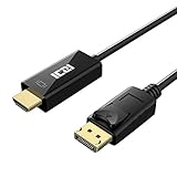 📺 【Más Fácil, Plug and Play】Facil de usar, no te complique mas la vida, Sin necesidad de controladores de software externos o potencia requerida, sirve para todos los novatos a duplicar o extender la pantalla de sus ordenadores displayport a otra pantalla mas grande de hdmi