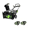 EGO POWER+ 21" Electric Snow Blower, Cordless, Includes (2) 56V 4.0Ah Batteries and Charger - SNT2101