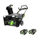 EGO POWER+ 21' Electric Snow Blower, Cordless, Includes (2) 56V 4.0Ah Batteries and Charger - SNT2101