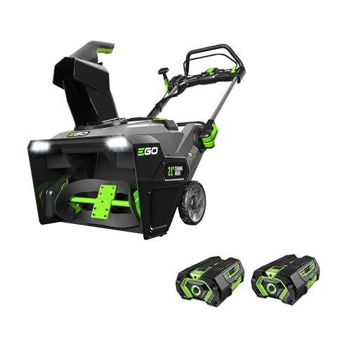 EGO POWER+ 21' Electric Snow Blower, Cordless, Includes (2) 56V 4.0Ah Batteries and Charger - SNT2101