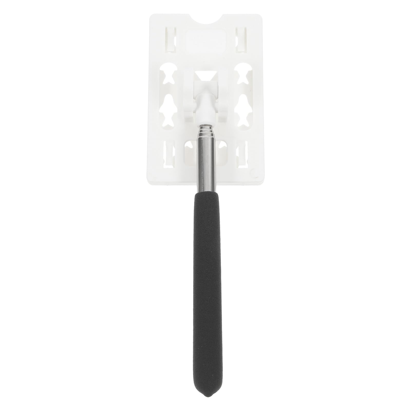 Batente Estacionamento Telescópico - 60cm Branco ABS E Aço