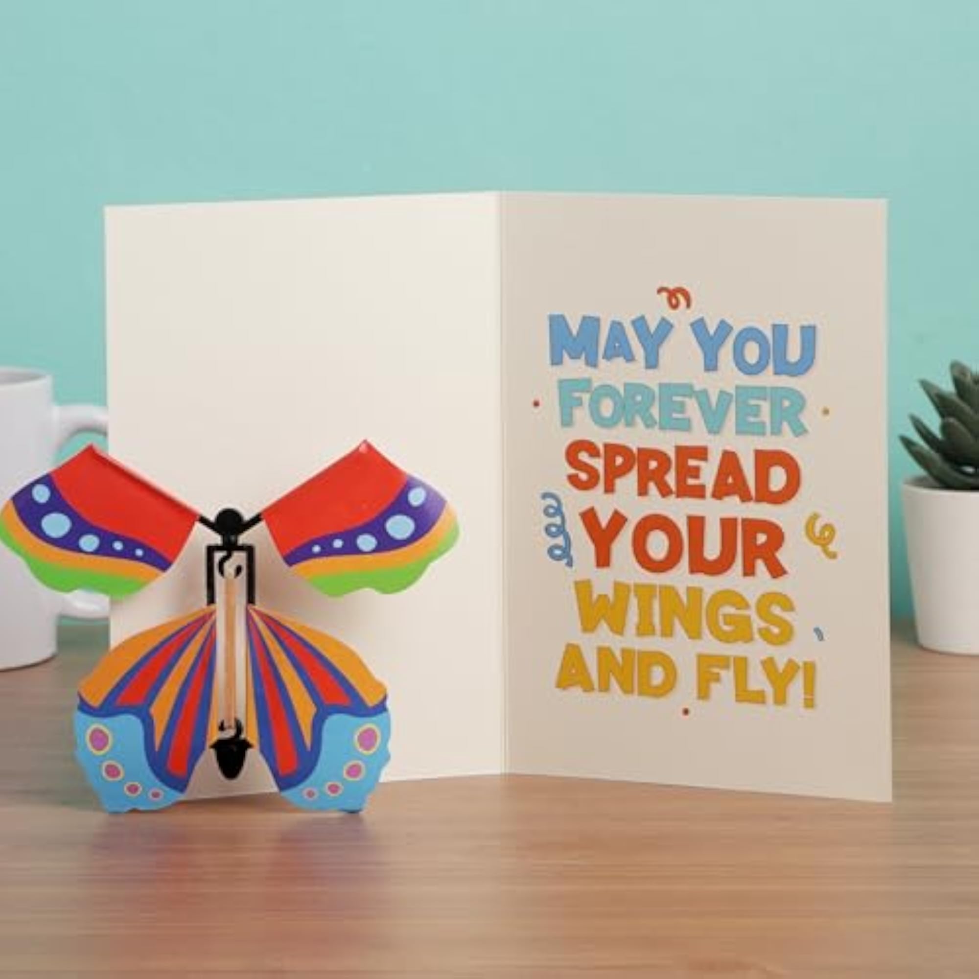 Birthday Butterfly Greeting Card, Funny & Romantic